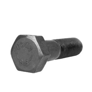 8.8 Grade Hex Head Bolt - Black FinISh (DIN 931 / IS 1364 [1967])