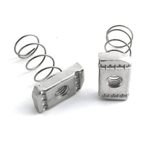 Spring Nut - White Zinc Plated (Wzp)
